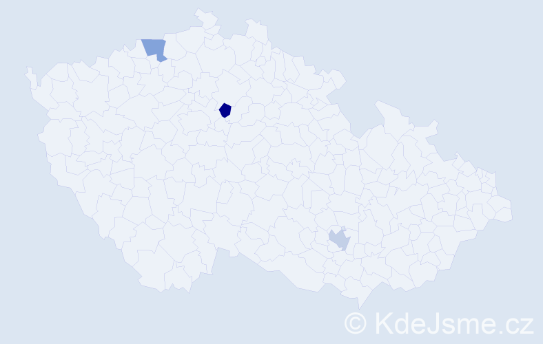 Jméno: 'Rámi', počet výskytů 3 v celé ČR