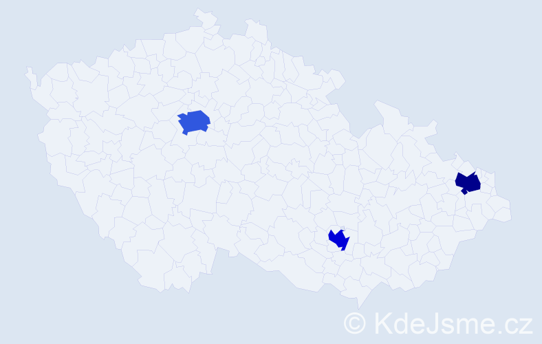 Jméno: 'Quoc Vinh', počet výskytů 4 v celé ČR