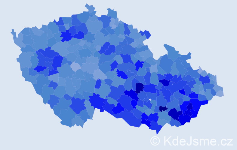 Jméno: 'Vlastimil', počet výskytů 26014 v celé ČR