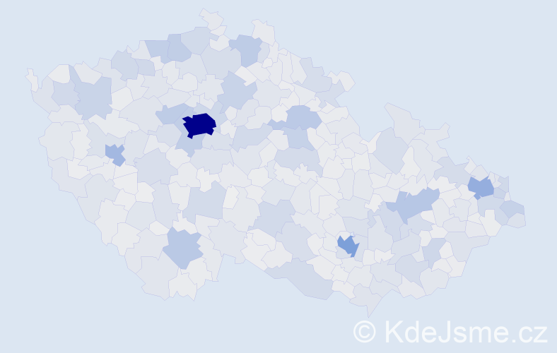 Jméno: 'Helena', počet výskytů 76643 v celé ČR