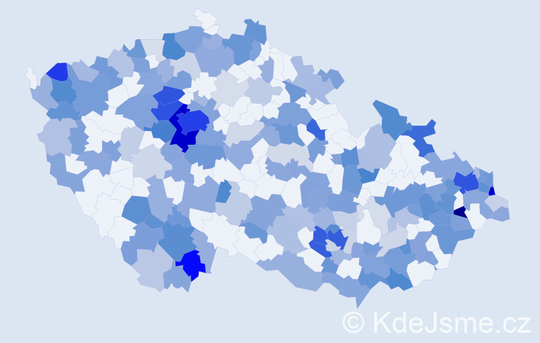 Jméno: 'Isabela', počet výskytů 506 v celé ČR