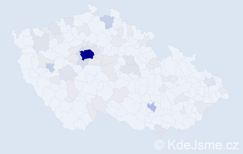Jméno: 'Lilia', počet výskytů 130 v celé ČR