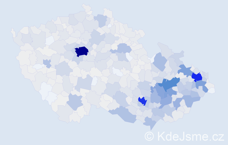 Jméno: 'Svatava', počet výskytů 4556 v celé ČR