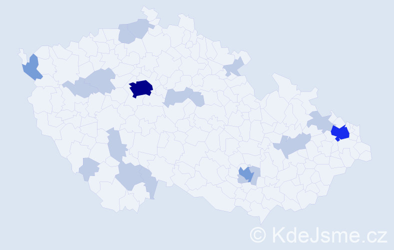 Jméno: 'Thi Kim Oanh', počet výskytů 37 v celé ČR