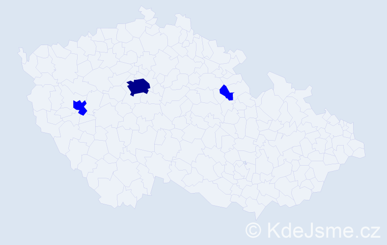 Jméno: 'Sukhrob', počet výskytů 4 v celé ČR