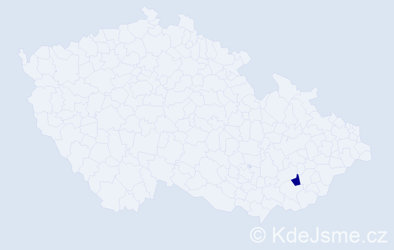 Jméno: 'Ochmandakh', počet výskytů 1 v celé ČR