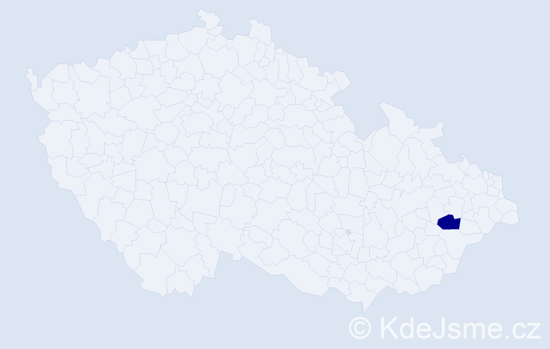 Jméno: 'Marcela Šarlota', počet výskytů 1 v celé ČR