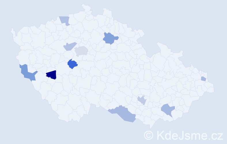 Jméno: 'Janna', počet výskytů 14 v celé ČR