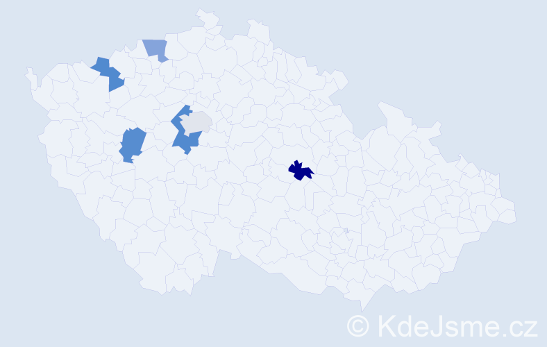 Jméno: 'Martin Jakub', počet výskytů 7 v celé ČR
