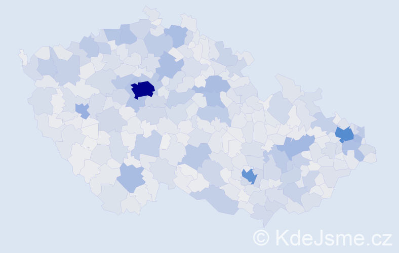Jméno: 'Denisa', počet výskytů 25189 v celé ČR