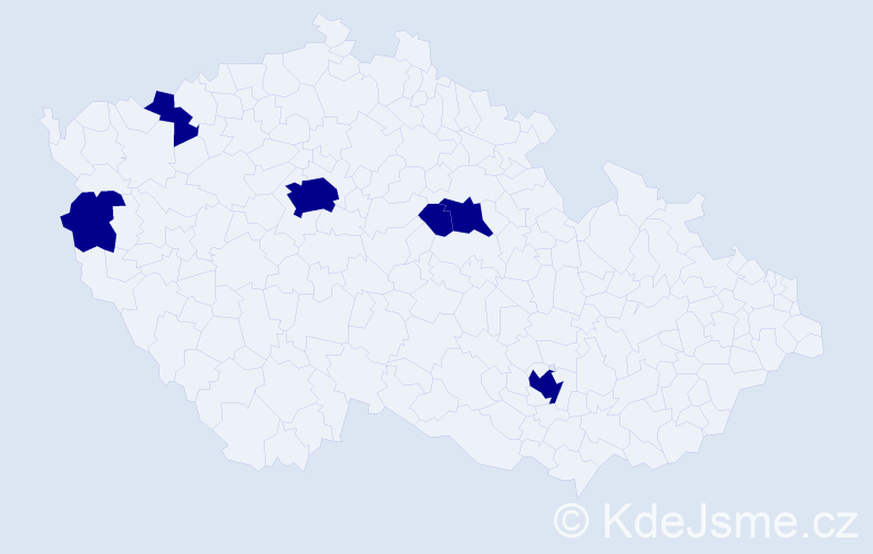 Jméno: 'Chi Cuong', počet výskytů 6 v celé ČR