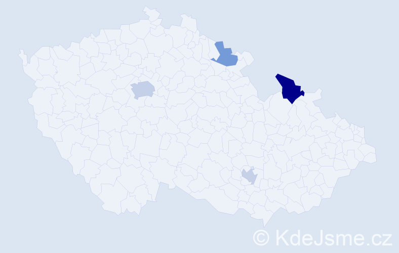 Jméno: 'Spiro', počet výskytů 7 v celé ČR