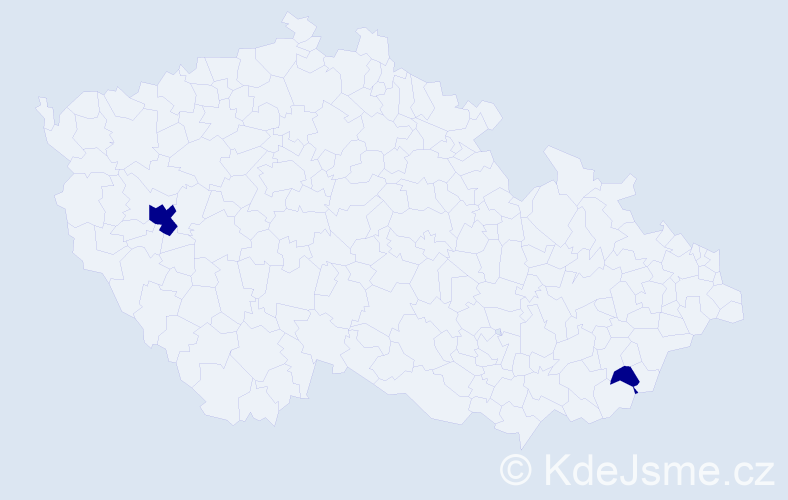 Jméno: 'Adam Amr', počet výskytů 2 v celé ČR