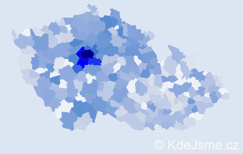 Jméno: 'Josefína', počet výskytů 1380 v celé ČR