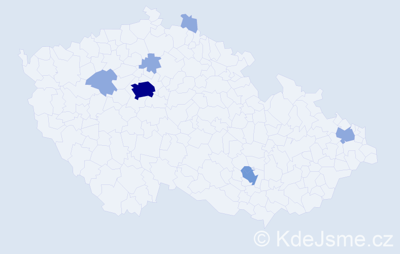 Jméno: 'Rafik', počet výskytů 14 v celé ČR