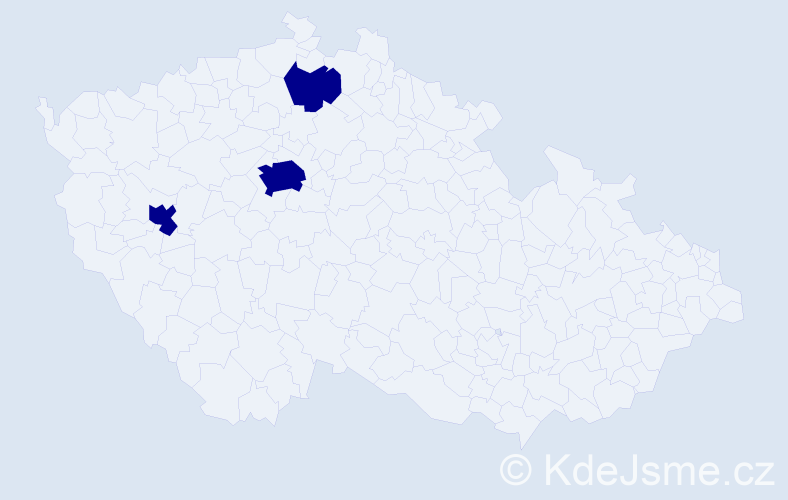 Jméno: 'Nhat Huy', počet výskytů 3 v celé ČR