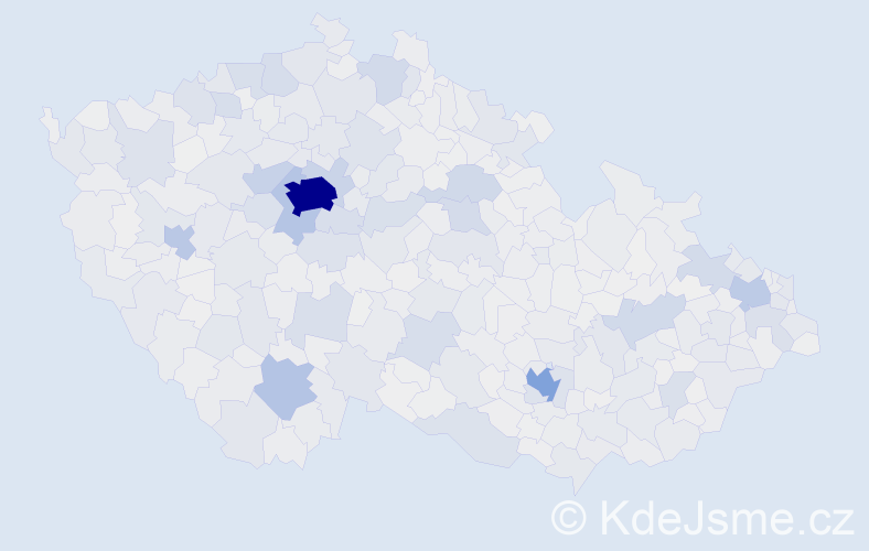 Jméno: 'Linda', počet výskytů 7008 v celé ČR