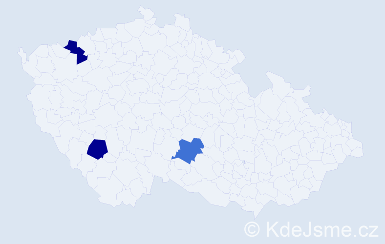 Jméno: 'Dylan Alexander', počet výskytů 3 v celé ČR