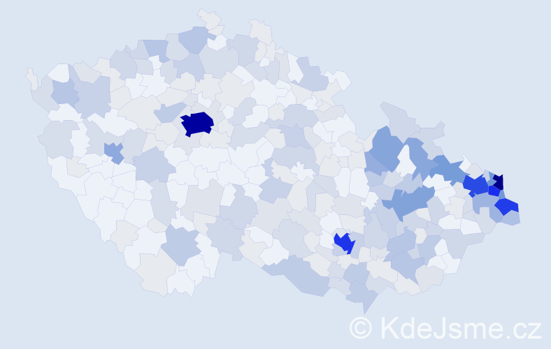 Jméno: 'Boleslav', počet výskytů 763 v celé ČR