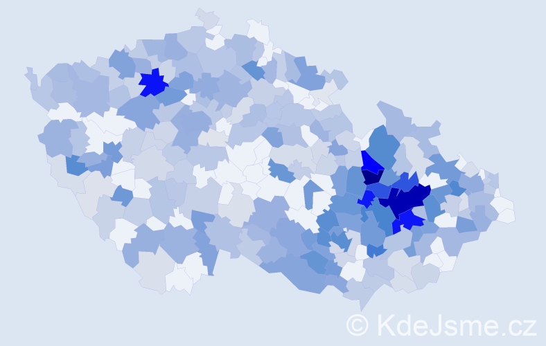 Jméno: 'Dobroslava', počet výskytů 778 v celé ČR