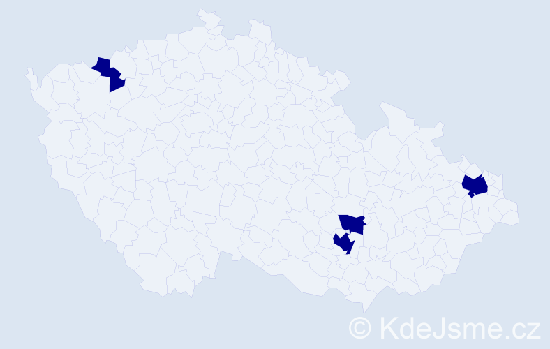 Jméno: 'Dorith', počet výskytů 4 v celé ČR