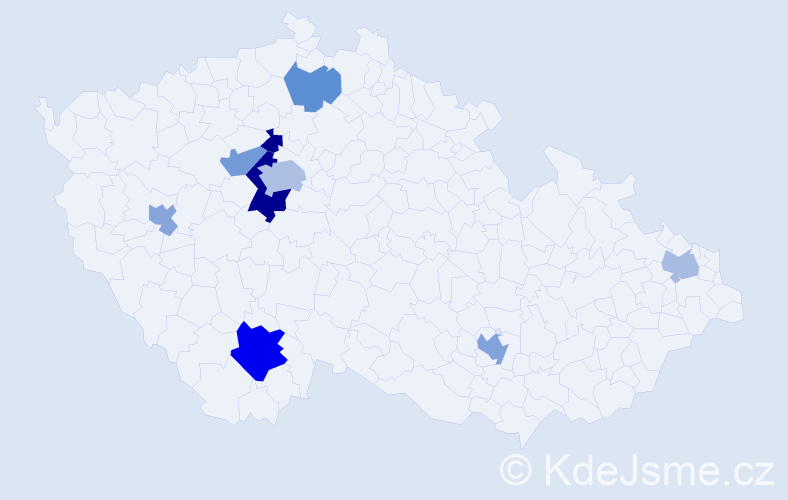 Jméno: 'Enes', počet výskytů 16 v celé ČR