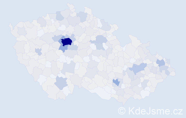 Jméno: 'Amélie', počet výskytů 989 v celé ČR