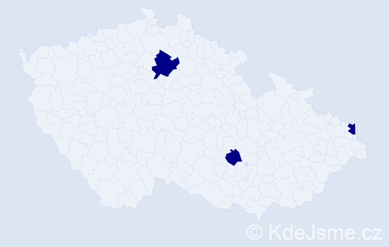 Jméno: 'Kazimierz Adam', počet výskytů 3 v celé ČR