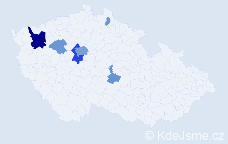 Jméno: 'Iakov', počet výskytů 20 v celé ČR