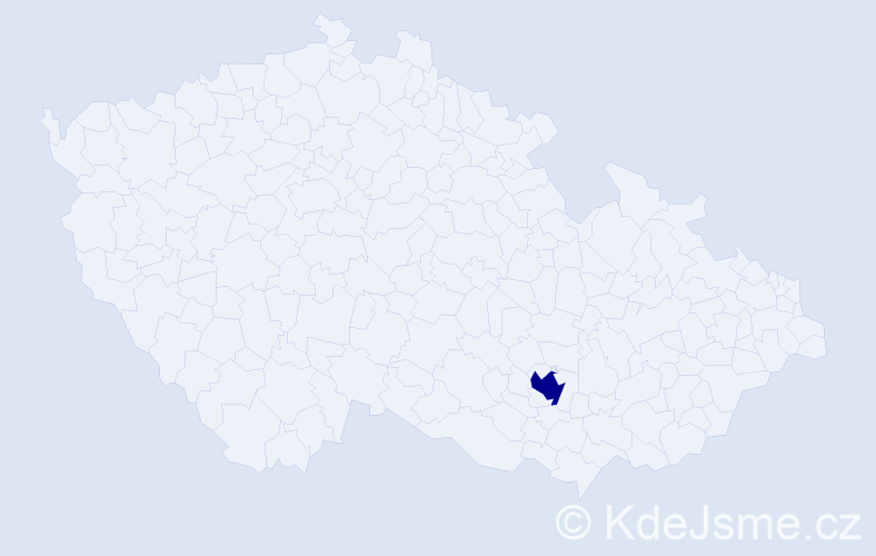 Jméno: 'Irene Adele', počet výskytů 1 v celé ČR
