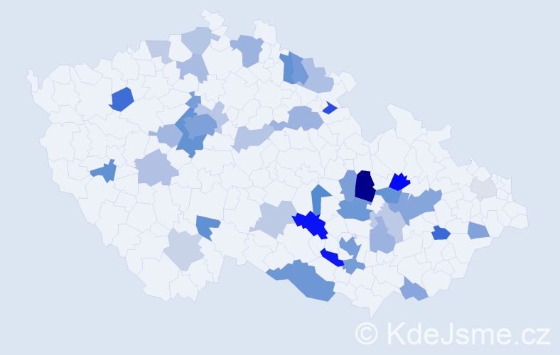 Jméno: 'Jasna', počet výskytů 81 v celé ČR