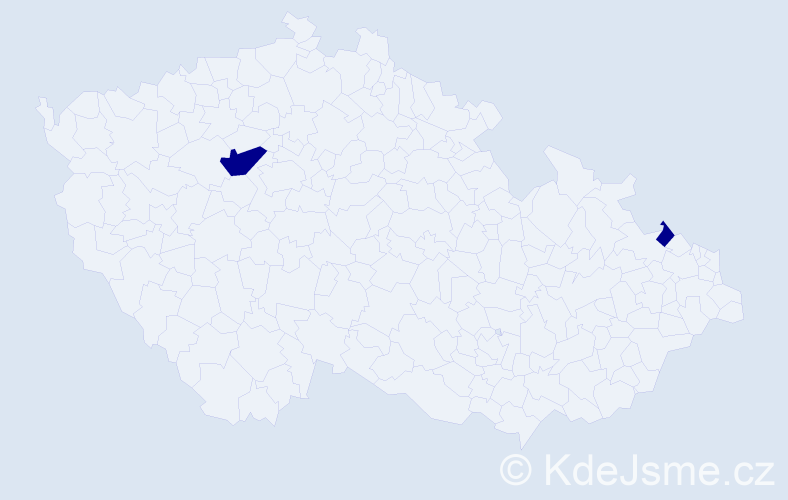 Jméno: 'Václav Maxim', počet výskytů 2 v celé ČR