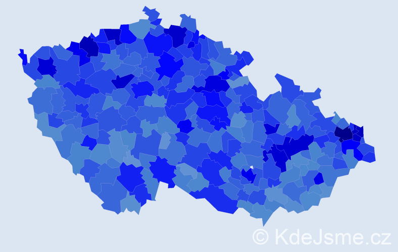 Jméno: 'Iveta', počet výskytů 37025 v celé ČR
