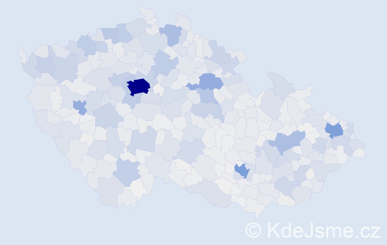 Jméno: 'Diana', počet výskytů 4359 v celé ČR
