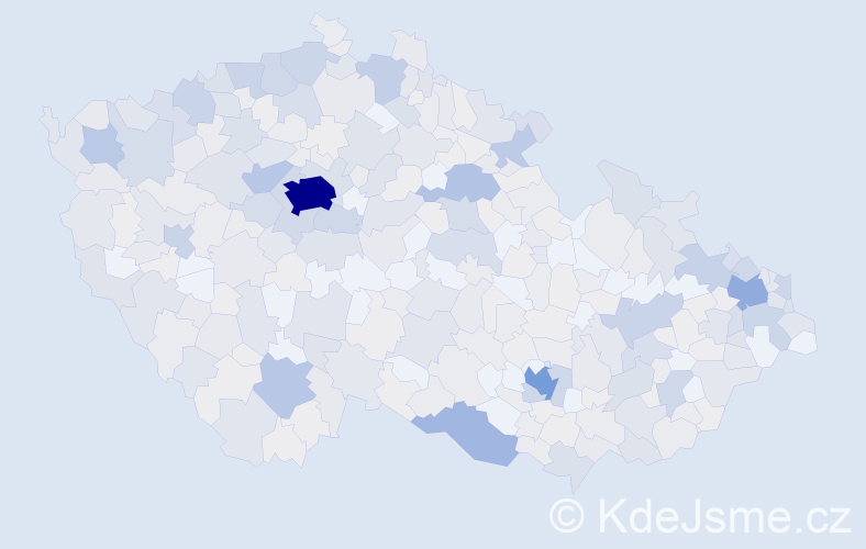 Jméno: 'Judita', počet výskytů 1058 v celé ČR