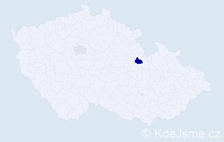 Jméno: 'Chloe Grace', počet výskytů 2 v celé ČR