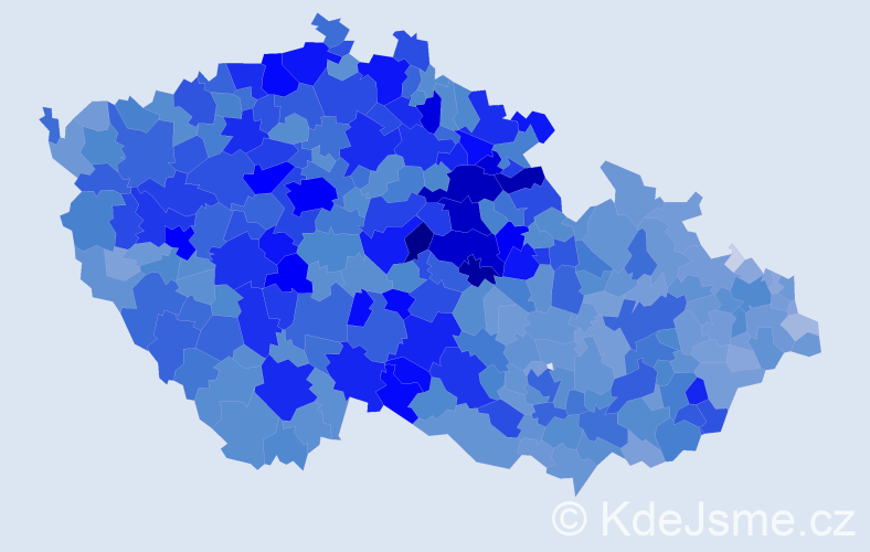 Jméno: 'Stanislava', počet výskytů 18798 v celé ČR