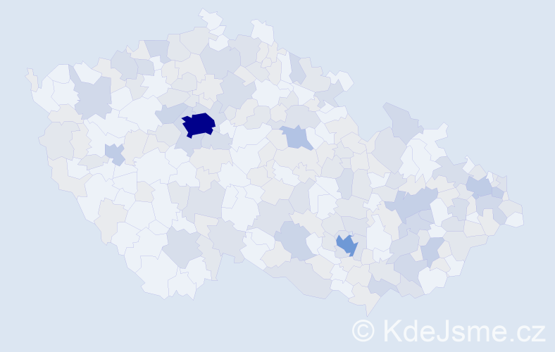 Jméno: 'Thea', počet výskytů 426 v celé ČR
