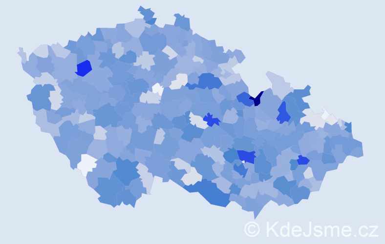 Jméno: 'Marika', počet výskytů 2244 v celé ČR