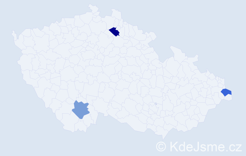 Jméno: 'Serhij Mychajlovyč', počet výskytů 3 v celé ČR