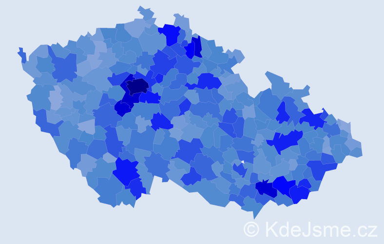 Jméno: 'Štěpán', počet výskytů 20552 v celé ČR