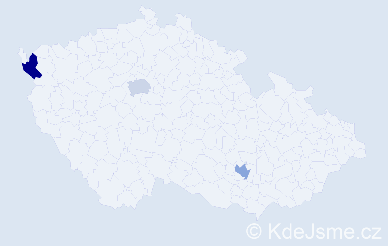 Jméno: 'Tien Hanh', počet výskytů 3 v celé ČR