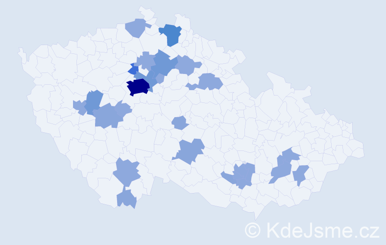 Jméno: 'Fiodor', počet výskytů 51 v celé ČR