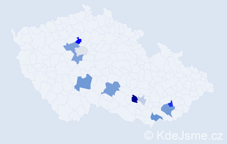 Jméno: 'Enzo', počet výskytů 11 v celé ČR