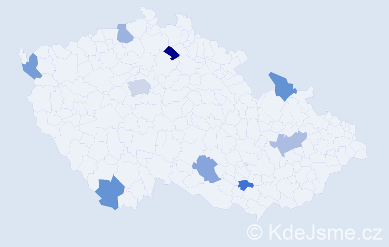 Jméno: 'Xuan Manh', počet výskytů 11 v celé ČR