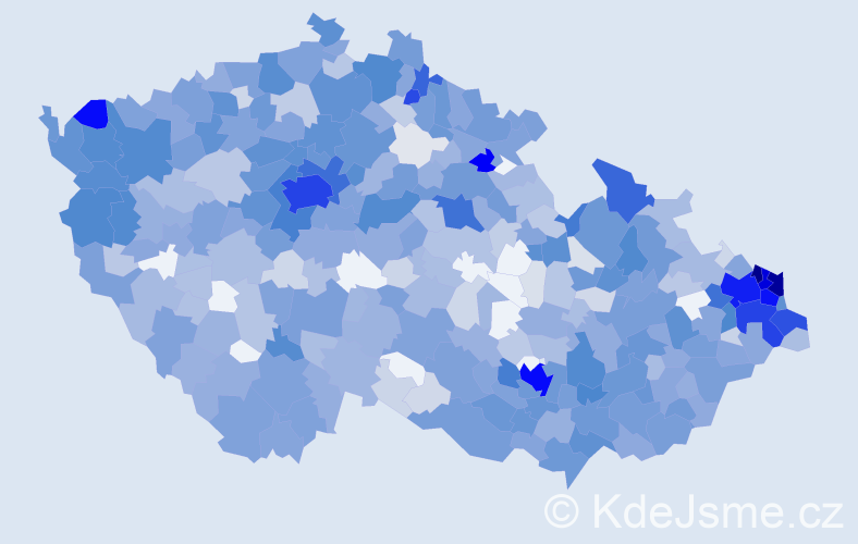 Jméno: 'Katarína', počet výskytů 1991 v celé ČR