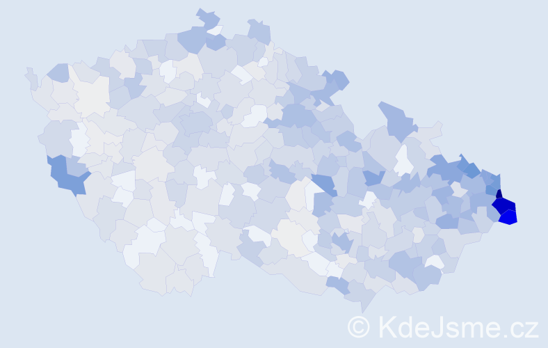 Jméno: 'Dorota', počet výskytů 1376 v celé ČR