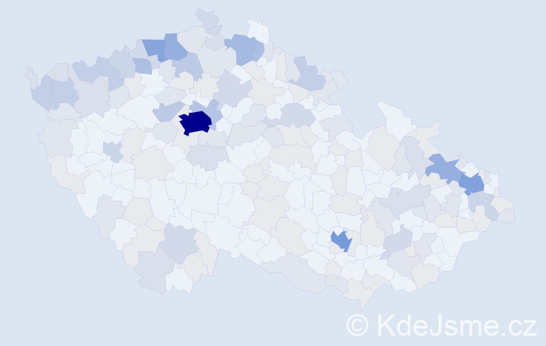 Jméno: 'Sonja', počet výskytů 400 v celé ČR