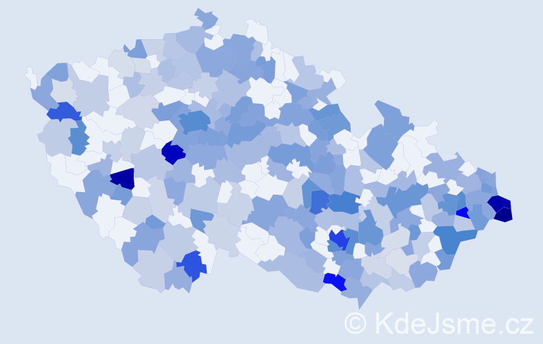 Jméno: 'Noemi', počet výskytů 490 v celé ČR
