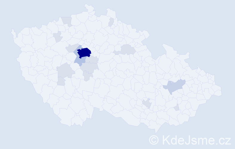 Jméno: 'Šimona', počet výskytů 41 v celé ČR